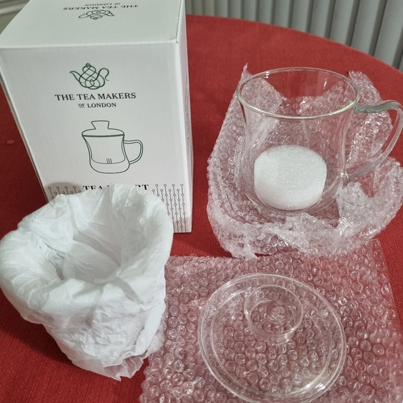 Glass Infuser Mug For Loose Leaf Tea - 300ml - Picture 3 of 7